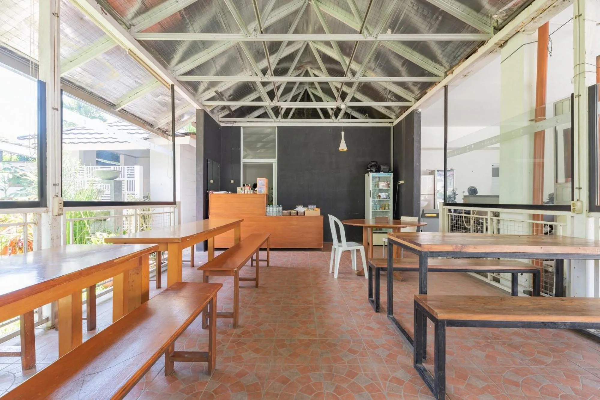 Seating area in Urbanview Kazanan Setiabudi Bandung