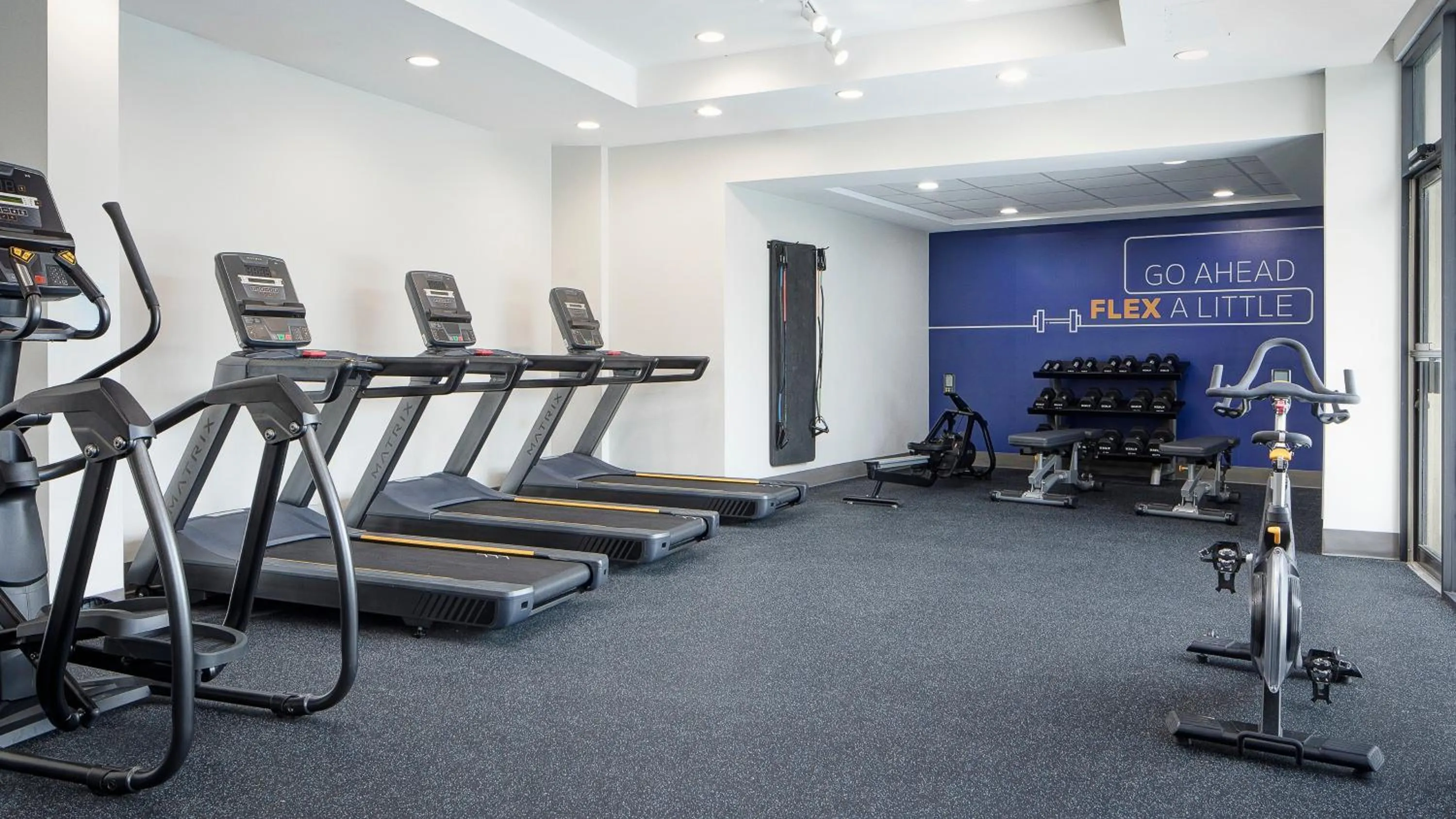 Fitness centre/facilities in Holiday Inn Express Dallas Market Center by IHG