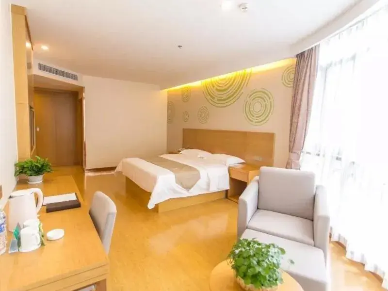 Bed in GreenTree Inn Jinan Jiyang Bus Station Express Hotel Bed in GreenTree Inn Jinan Jiyang Bus Station Express Hotel