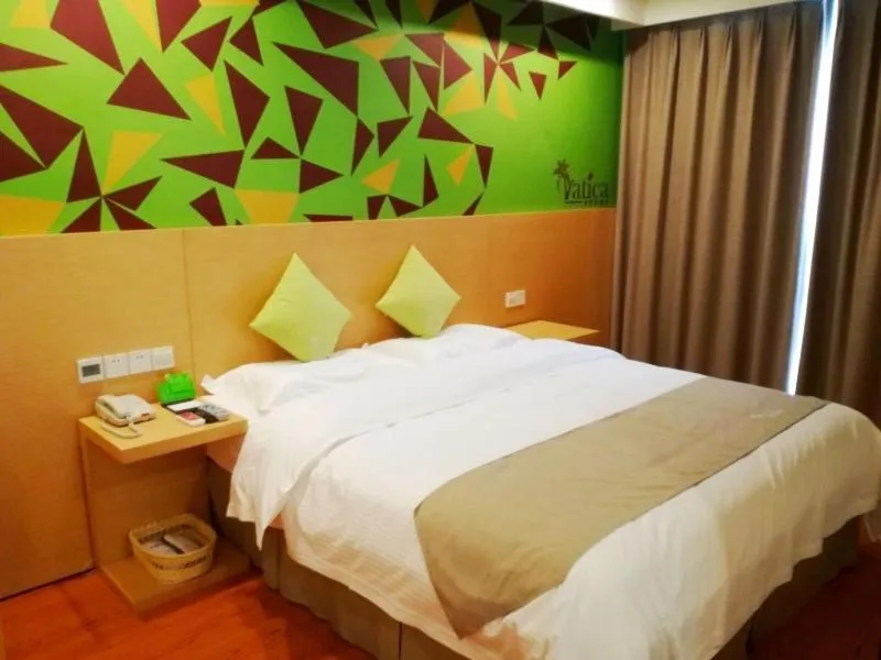 Bed in Vatica Xuzhou Suining Bus Station Building Materials City Hotel