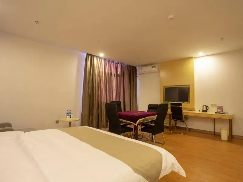 Bed in GreenTree Inn Chizhou Shitai County Government Affairs New District Business Hotel