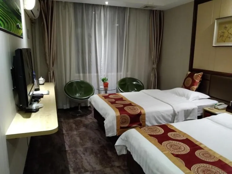 Bed in GreenTree Alliance Xinyang Pingqiao District Nanjing Road Dongyang Hotel