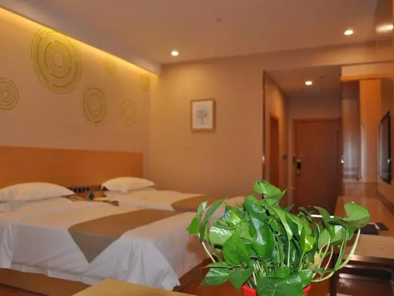 Bed in GreenTree Inn Langfang Bazhou City Tangeerli Town Spa Business Hotel Bed in GreenTree Inn Langfang Bazhou City Tangeerli Town Spa Business Hotel