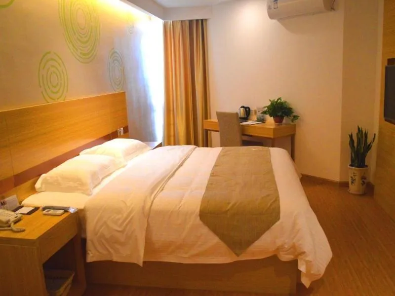 Bed in GreenTree Inn Taizhou Gaogang District Yonganzhou Town Yong'an North Road Express Hotel