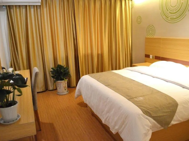 Bed in GreenTree Inn Taizhou Gaogang District Yonganzhou Town Yong'an North Road Express Hotel