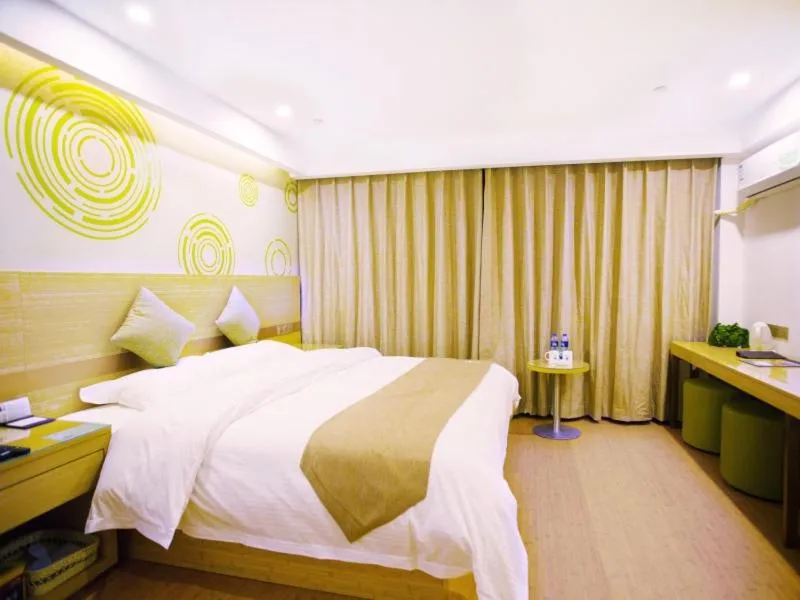 Bed in GreenTree Inn Anhui Suzhou city Si District Bianhe Avenue Business Hotel