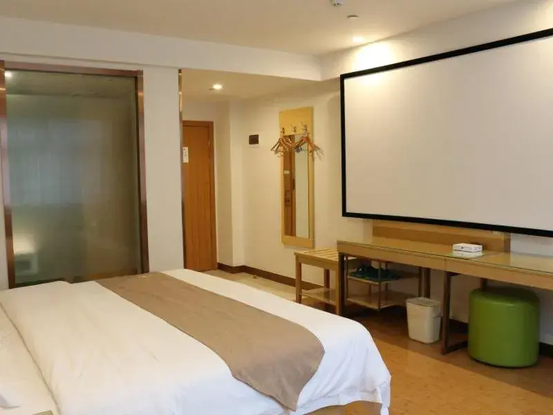 Bed in GreenTree Inn Anhui Suzhou city Si District Bianhe Avenue Business Hotel Bed in GreenTree Inn Anhui Suzhou city Si District Bianhe Avenue Business Hotel