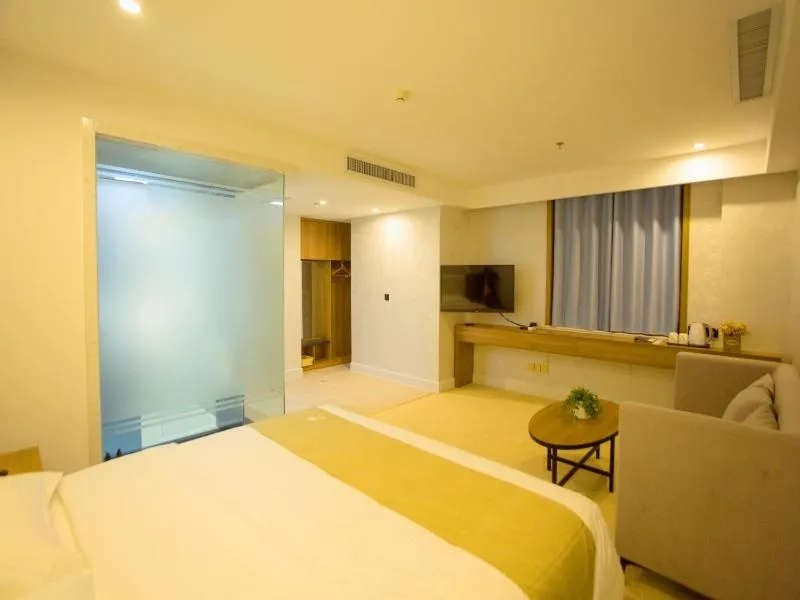 Bed in GreenTree Inn Liao Cheng Shen Country Bus Station Business Hotel