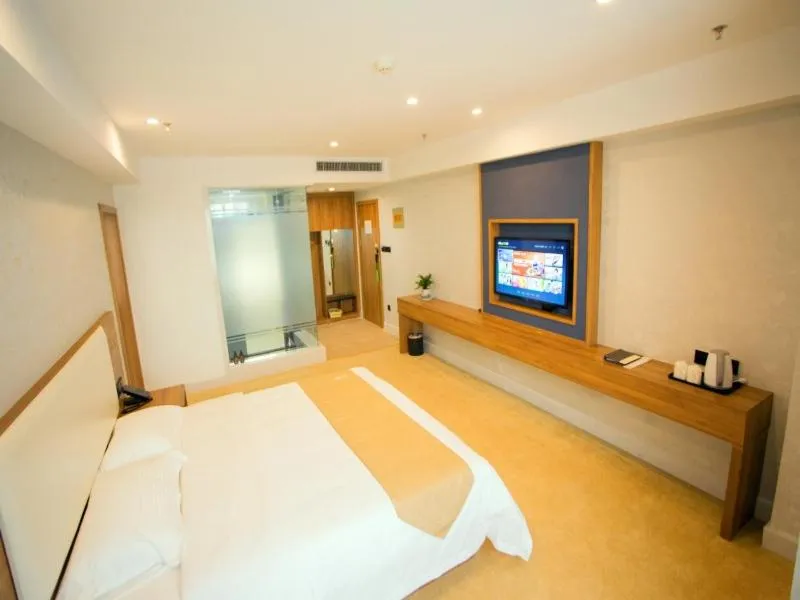 Bed in GreenTree Inn Liao Cheng Shen Country Bus Station Business Hotel