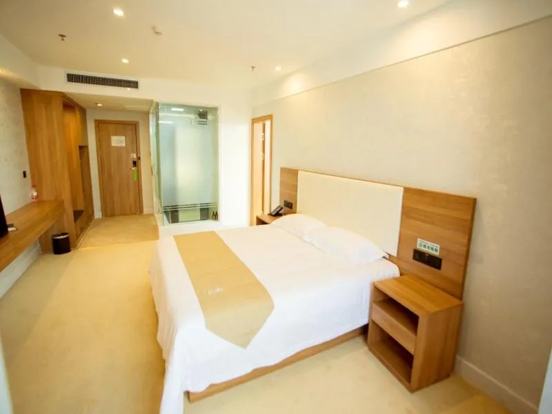 Bed in GreenTree Inn Liao Cheng Shen Country Bus Station Business Hotel