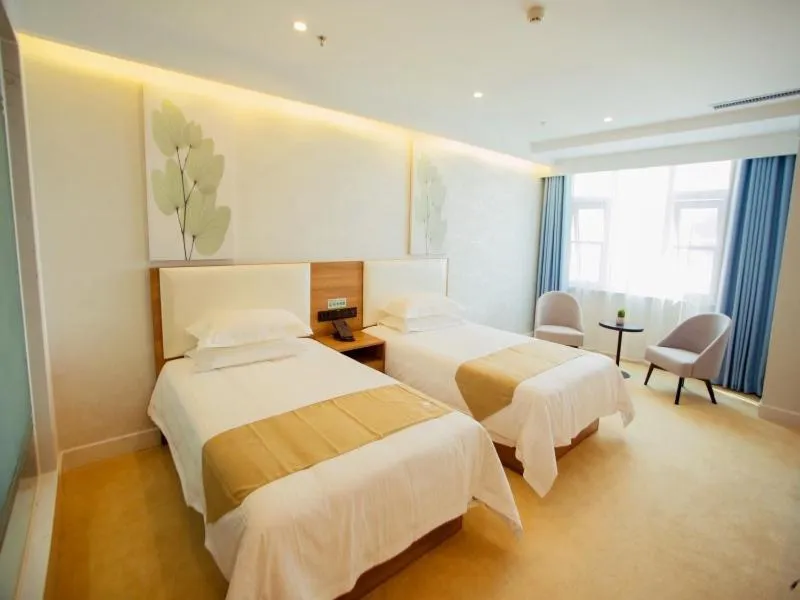 Bed in GreenTree Inn Liao Cheng Shen Country Bus Station Business Hotel