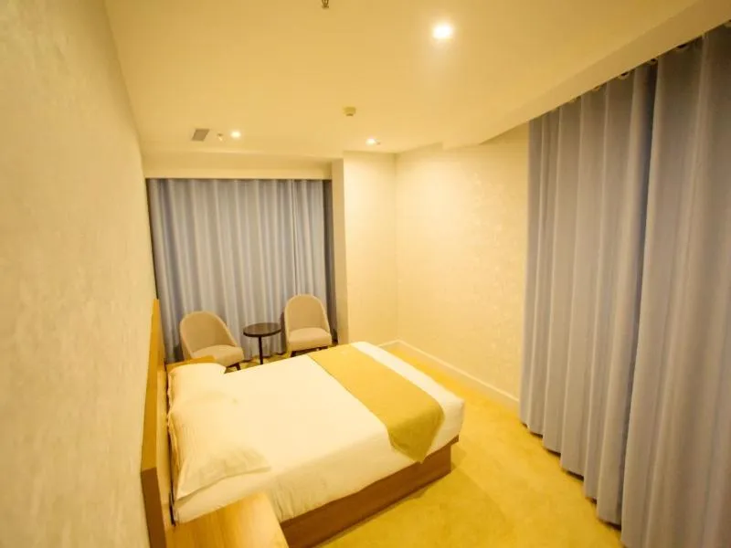 Bed in GreenTree Inn Liao Cheng Shen Country Bus Station Business Hotel