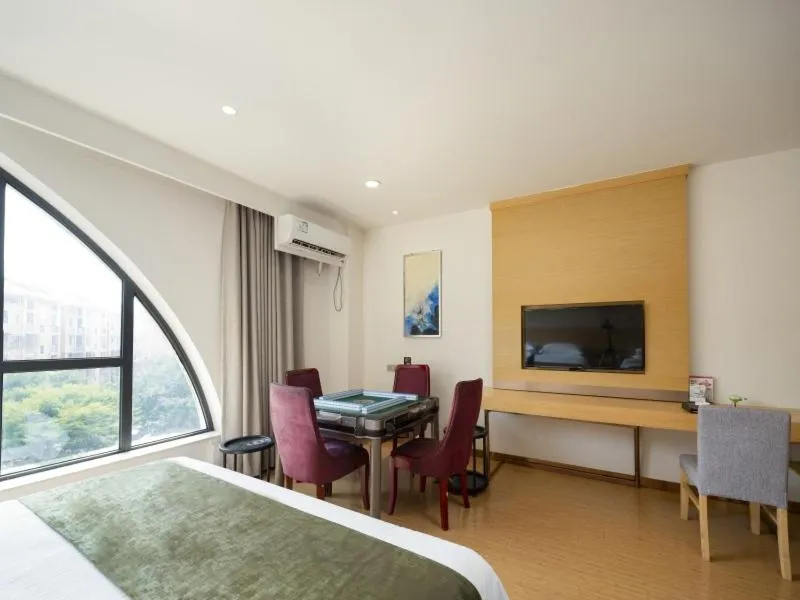 Bed in GreenTree Inn Wuxi Yixing Xushe Town Government Express Hotel