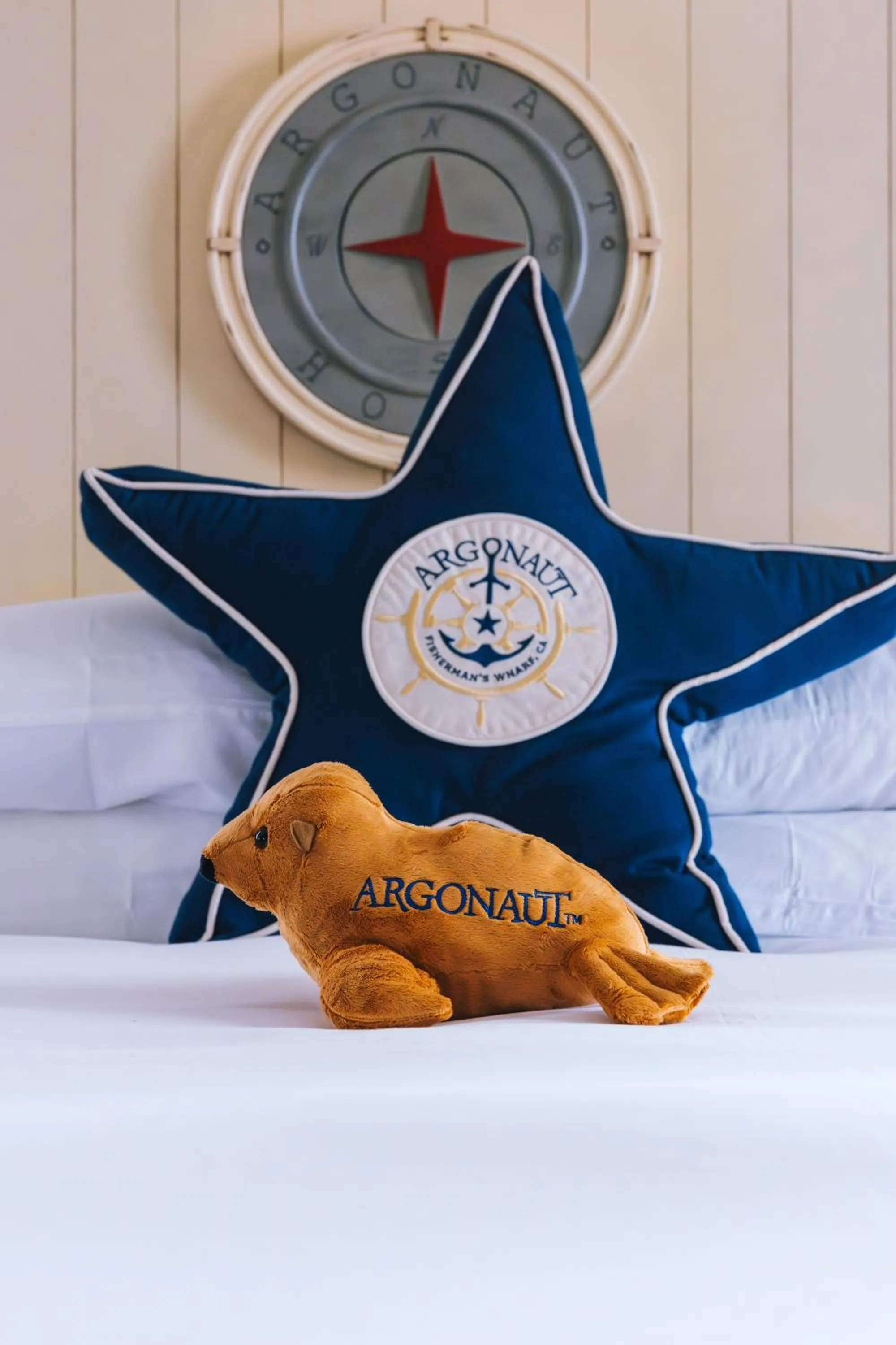 Bed in Argonaut Hotel, a Noble House Hotel