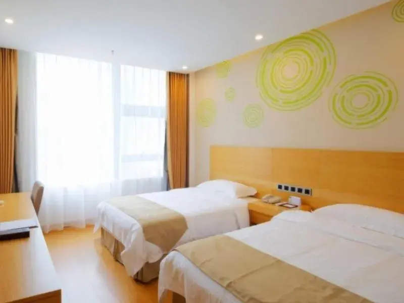 Bed in GreenTree Inn Heze Yucheng County Dongcheng International Business Hotel Bed in GreenTree Inn Heze Yucheng County Dongcheng International Business Hotel