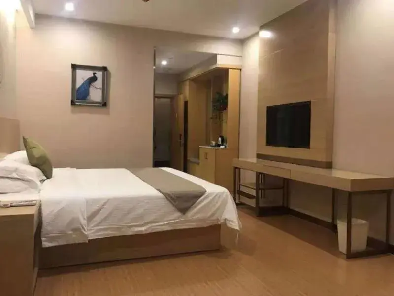 Bed in GreenTree Inn Jinzhong Xiyang County Bus Station Business Hotel Bed in GreenTree Inn Jinzhong Xiyang County Bus Station Business Hotel