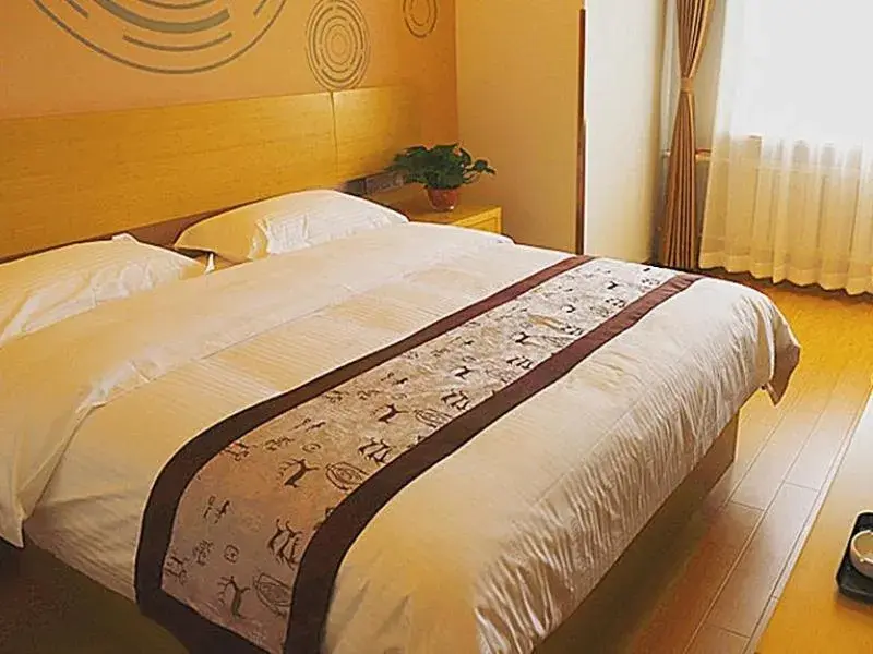 Bed in GreenTree Inn Shenyang Shengjing Hospital Shenyang Liaol Road Business Hotel Bed in GreenTree Inn Shenyang Shengjing Hospital Shenyang Liaol Road Business Hotel