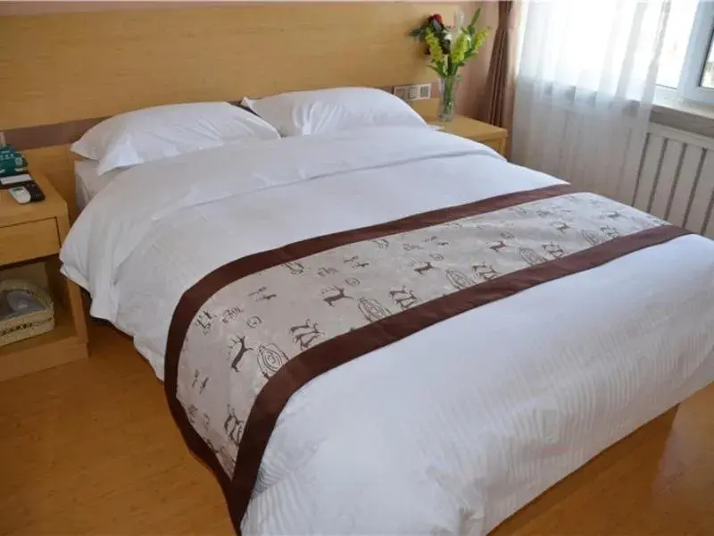 Bed in GreenTree Inn Shenyang Shengjing Hospital Shenyang Liaol Road Business Hotel Bed in GreenTree Inn Shenyang Shengjing Hospital Shenyang Liaol Road Business Hotel