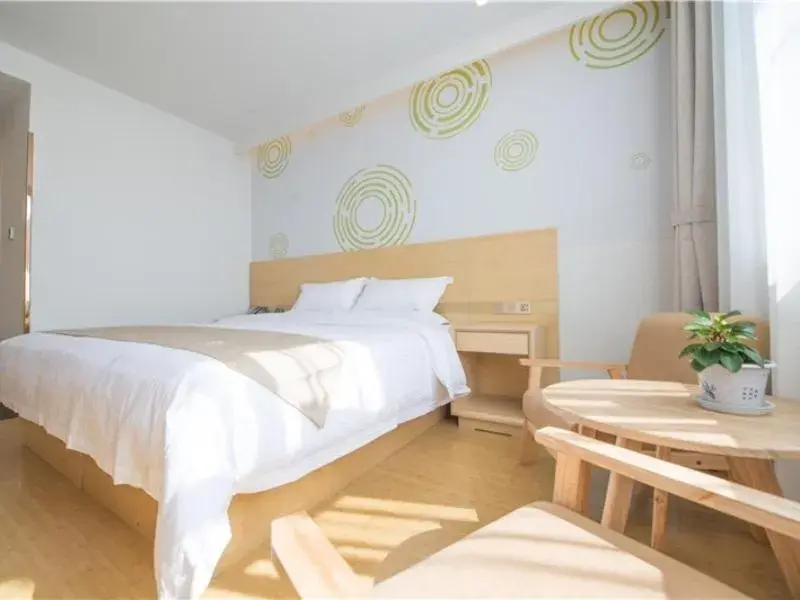 Bed in GreenTree Inn Langfang City Wen'an County Beach Town Anzu Road Business Hotel Bed in GreenTree Inn Langfang City Wen'an County Beach Town Anzu Road Business Hotel