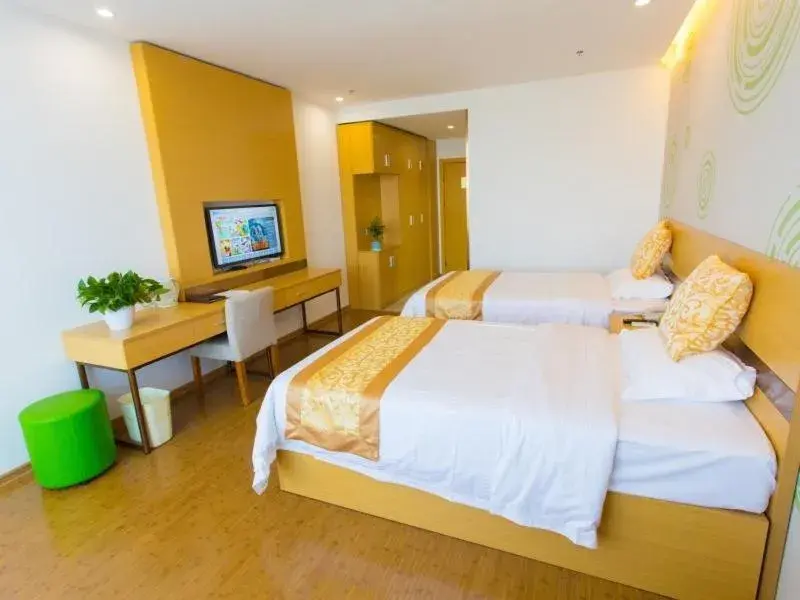 Bed in GreenTree Inn Cixi Zhouxiang Town Jiayue Plaza Business Hotel Bed in GreenTree Inn Cixi Zhouxiang Town Jiayue Plaza Business Hotel