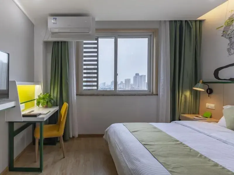 Bed in Vatica Hefei Huangshan Road Yuexi Road Hotel Bed in Vatica Hefei Huangshan Road Yuexi Road Hotel