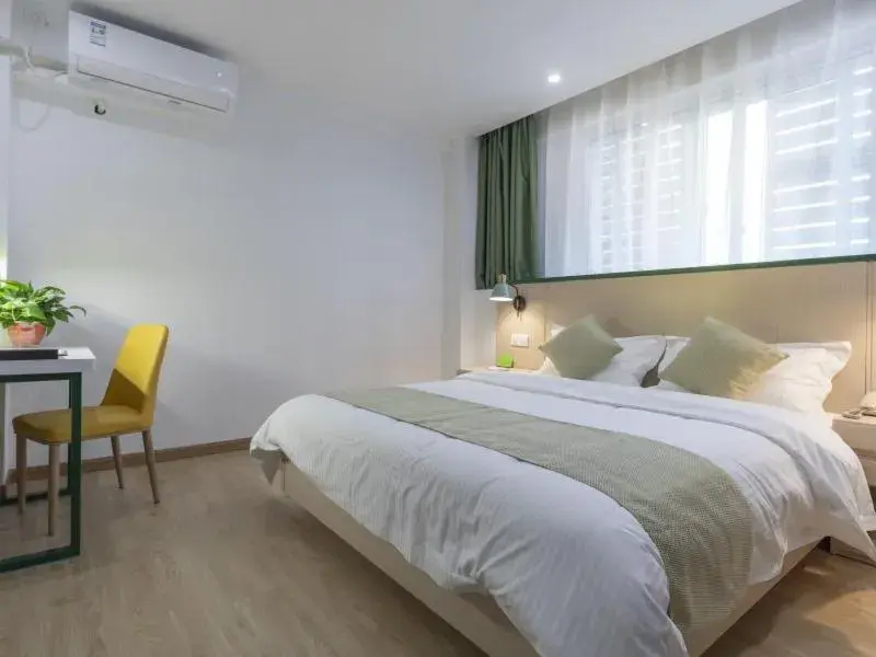 Bed in Vatica Hefei Huangshan Road Yuexi Road Hotel Bed in Vatica Hefei Huangshan Road Yuexi Road Hotel