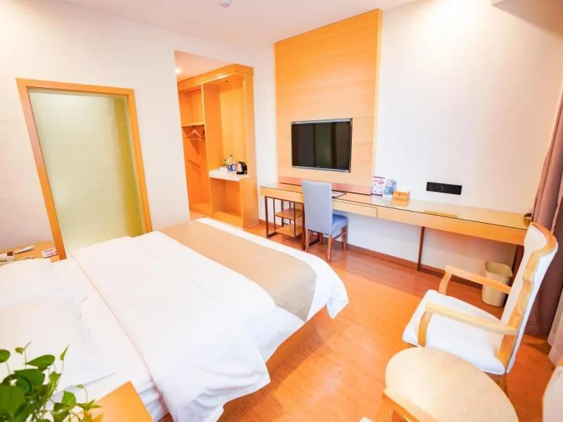 Bed in GreenTree Inn Hefei Fuyang North Road Beicheng Shuangfeng Industrial Park Business Hotel