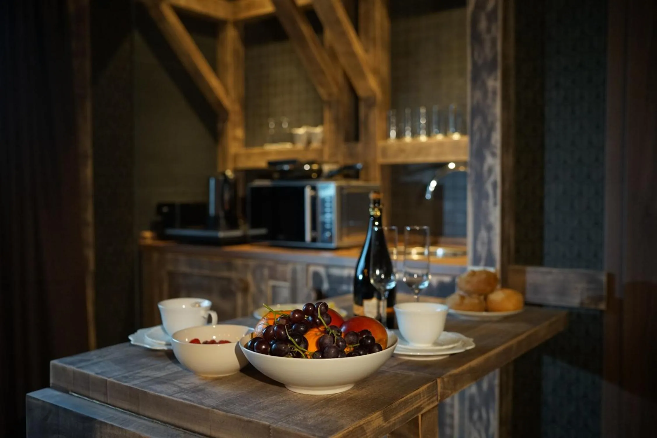 Kitchen or kitchenette in Aparthotel MyCologne