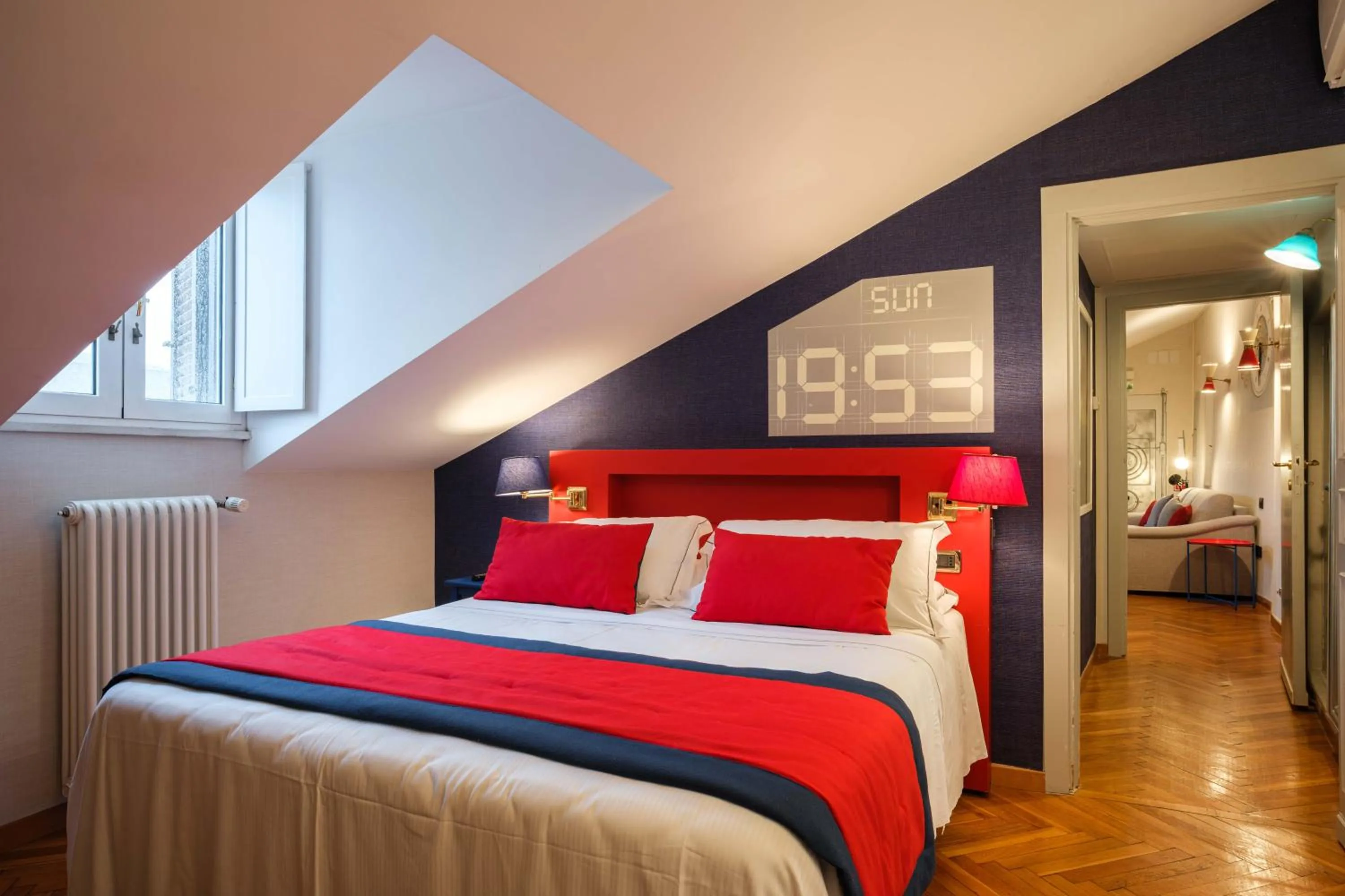 Bed in Vicario Suites