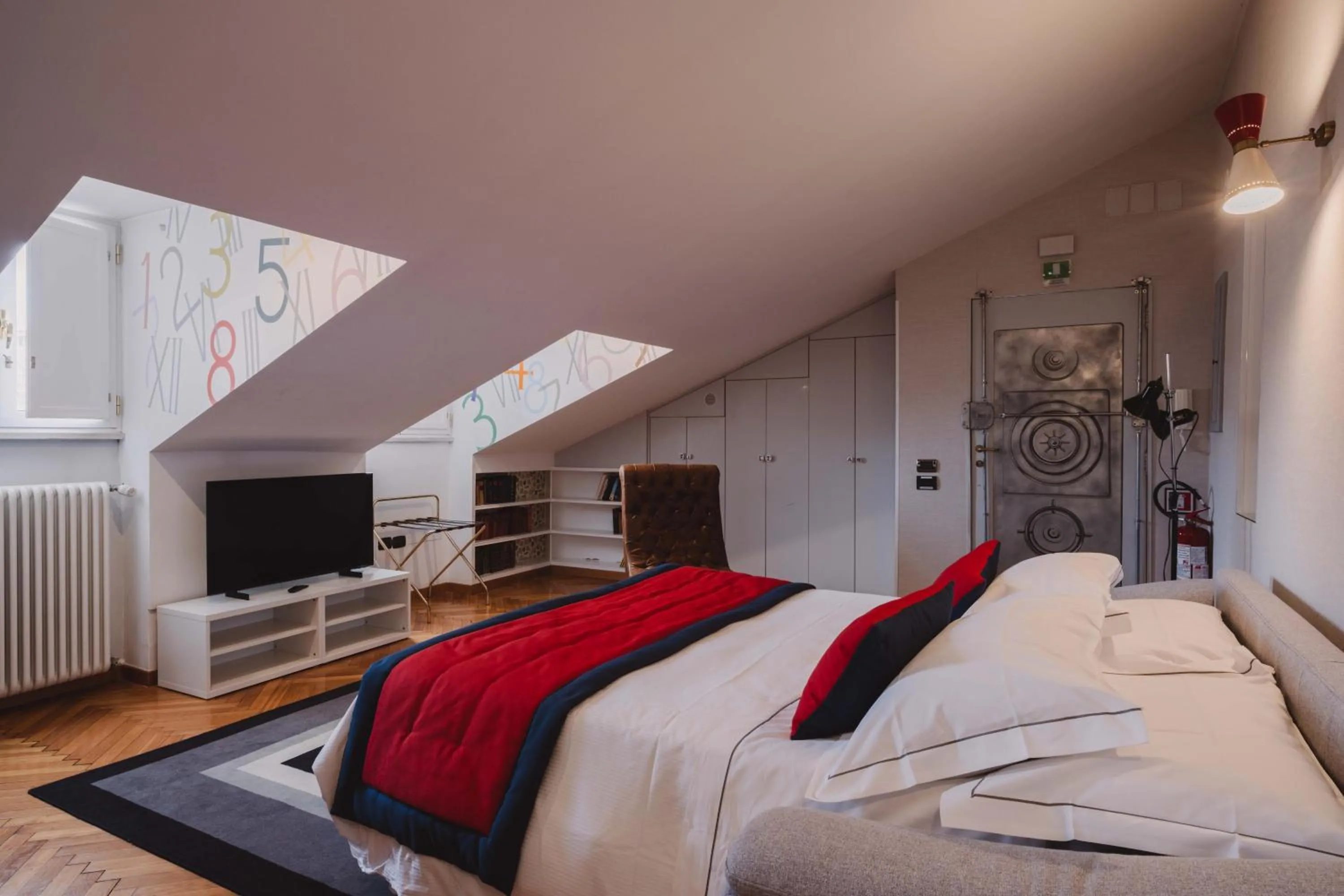 Bed in Vicario Suites