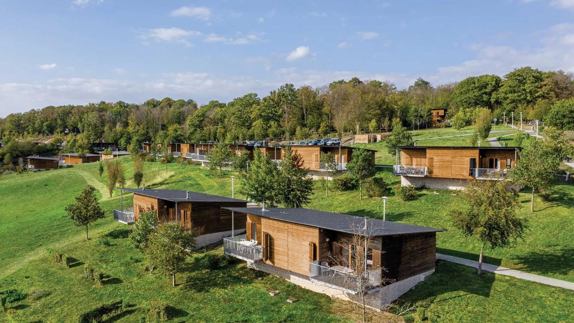 Property building in Madame Vacances Les Cottages De Valjoly