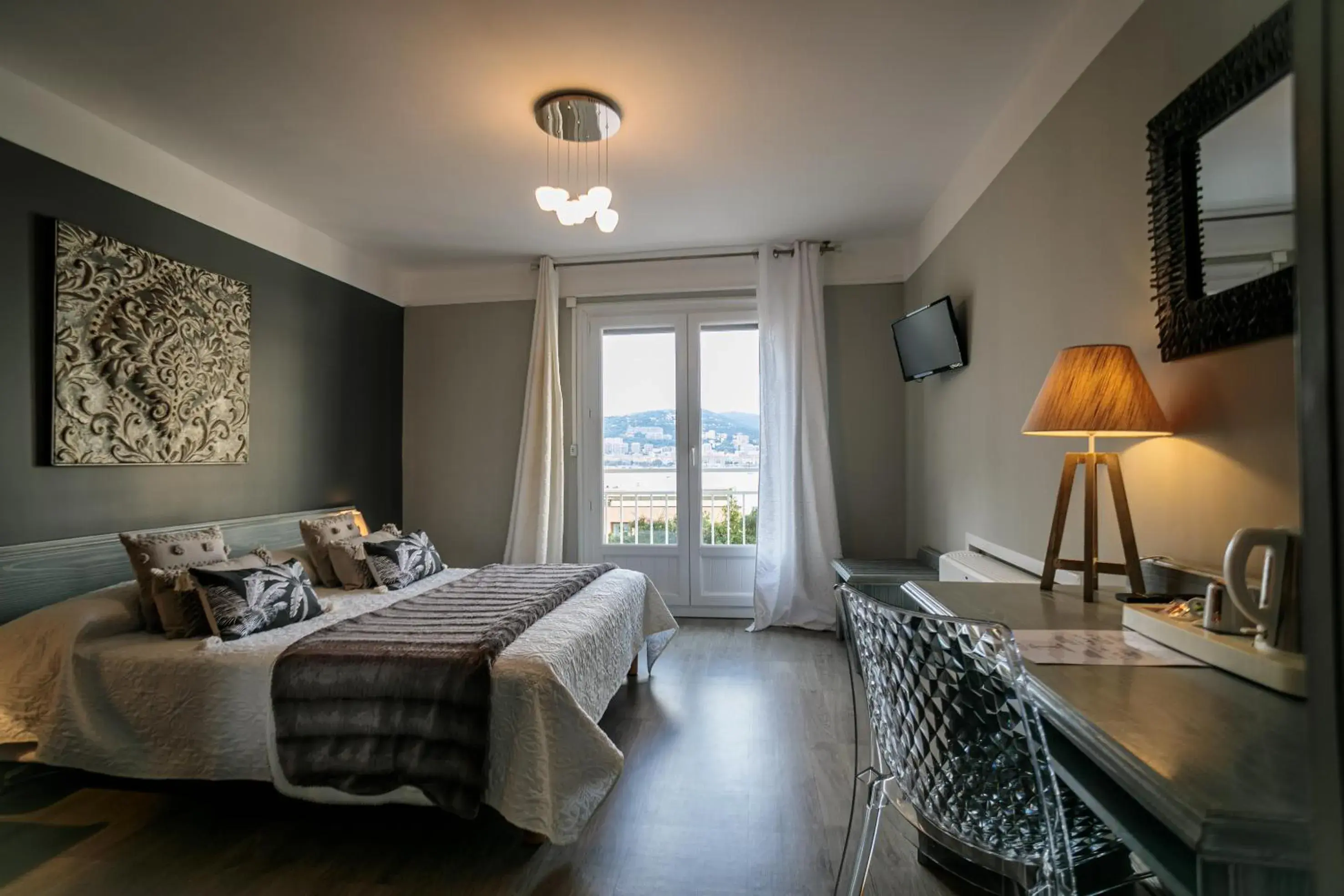 Comfort Double or Twin Room with Sea View in Hôtel Spunta Di Mare Comfort Double or Twin Room with Sea View in Hôtel Spunta Di Mare