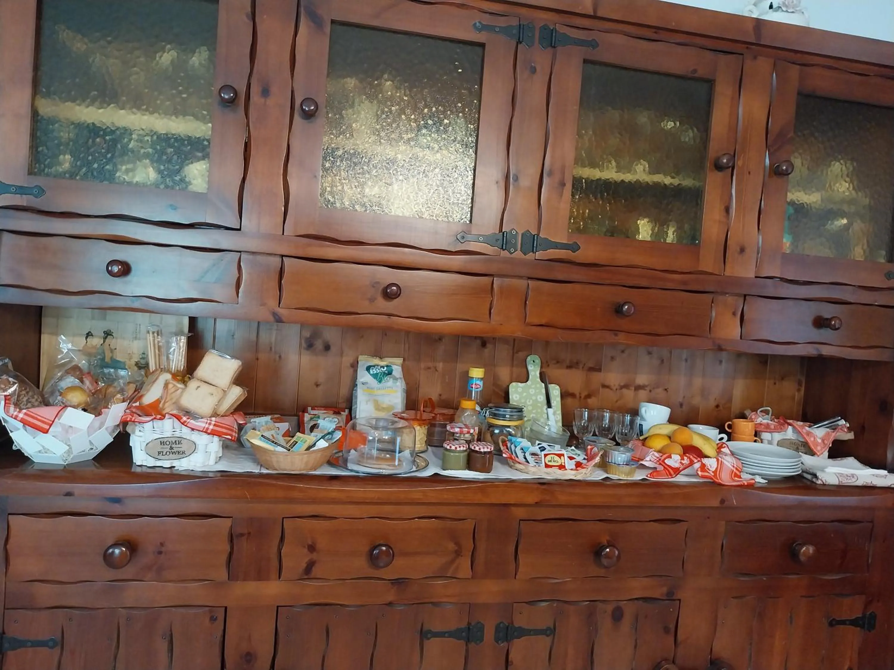 Dining area in A casa di Lara