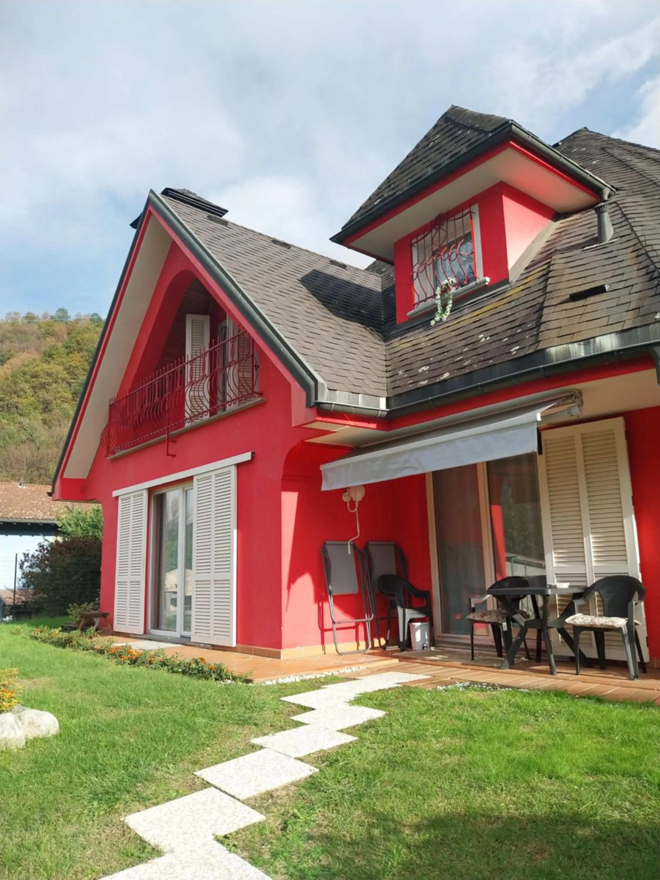 Garden view in A casa di Lara