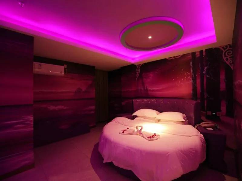 Bed in GreenTree Inn Haikou Chengmai Old Town Software Park Business Hotel