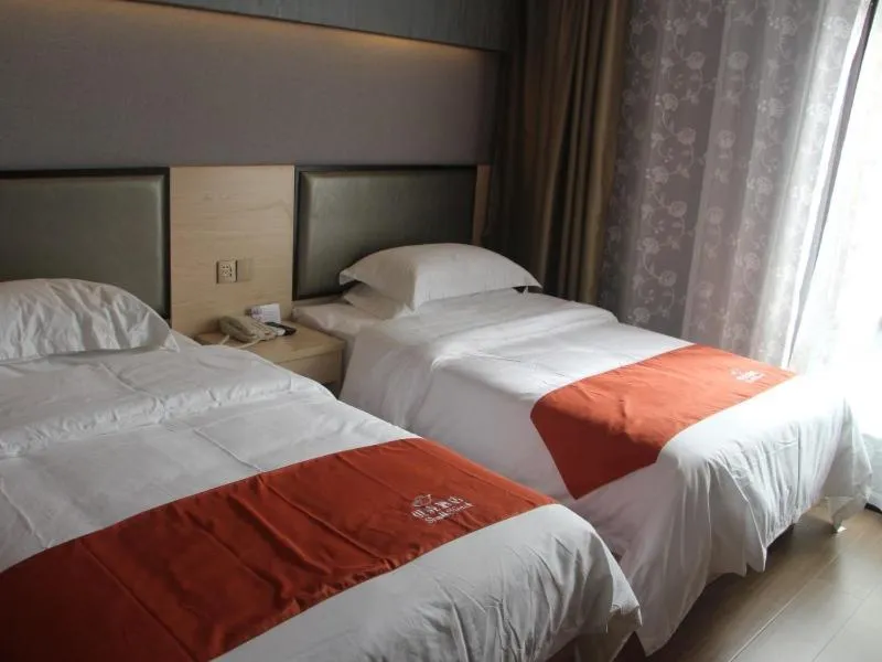 Bed in Shell Shanghai Chedun Yingshi City Yingshi Road Hotel
