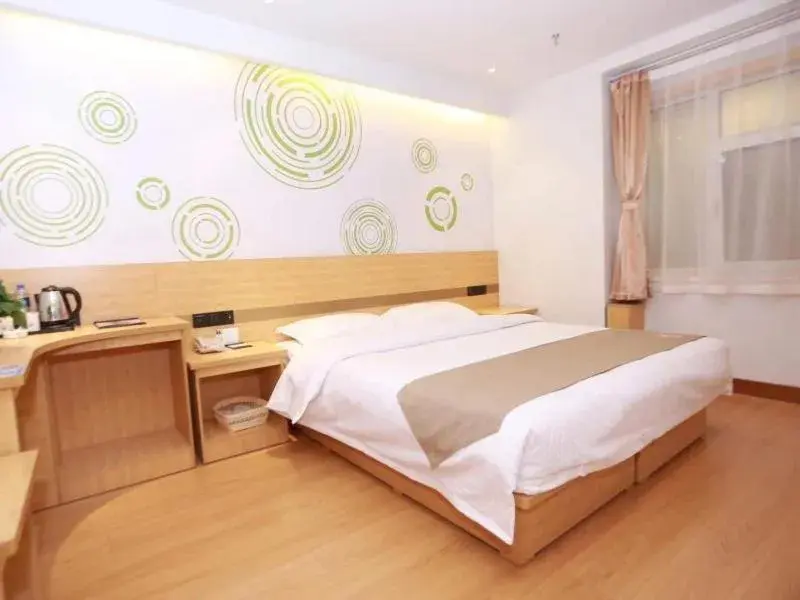 Bed in GreenTree Inn Jin Intermediary Resting Dingyang West Road Express Hotel Bed in GreenTree Inn Jin Intermediary Resting Dingyang West Road Express Hotel