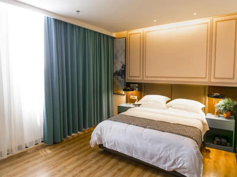 Bed in GME Bozhou Qiaocheng District Jian'an Road Railway Station Hotel