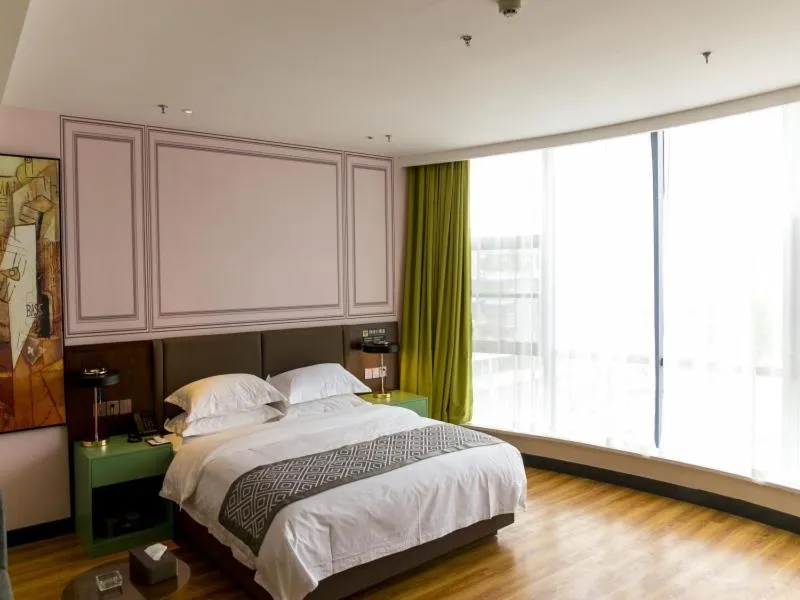 Bed in GME Bozhou Qiaocheng District Jian'an Road Railway Station Hotel