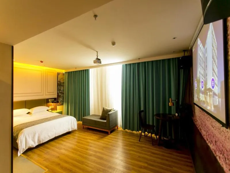 Bed in GME Bozhou Qiaocheng District Jian'an Road Railway Station Hotel