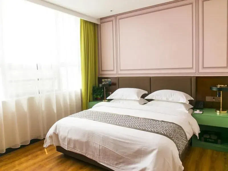 Bed in GME Bozhou Qiaocheng District Jian'an Road Railway Station Hotel Bed in GME Bozhou Qiaocheng District Jian'an Road Railway Station Hotel