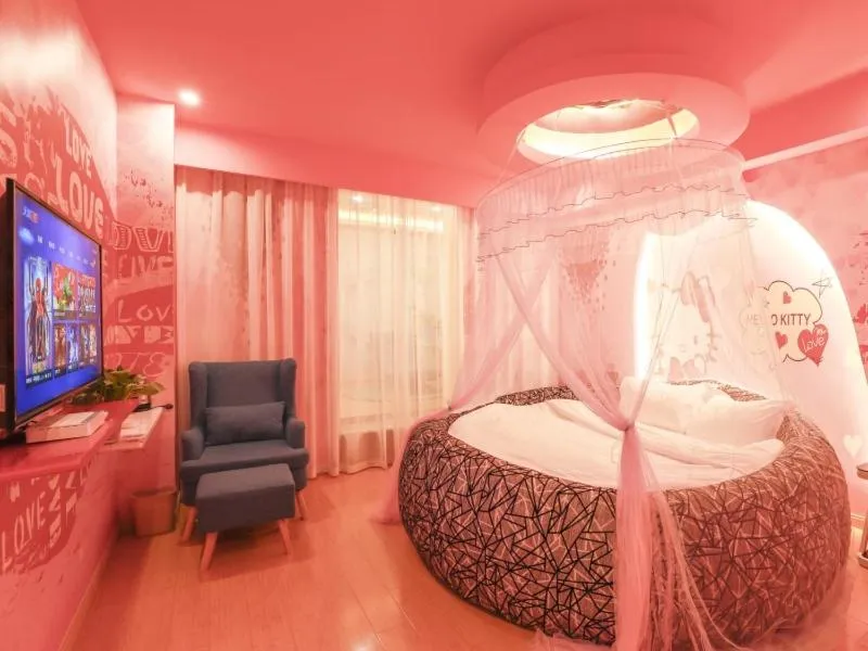 Bed in GreenTree Inn Wuxi Yixing High-speed Railway Station Dingshu Town Tongshu Road Express Hotel