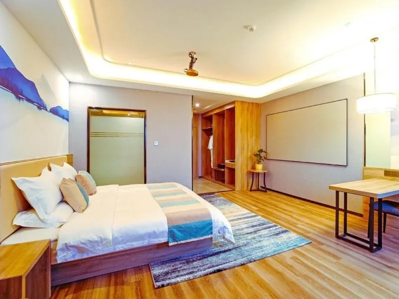 Bed in VX Changzhou Jintan District Red Star Macalline Hotel