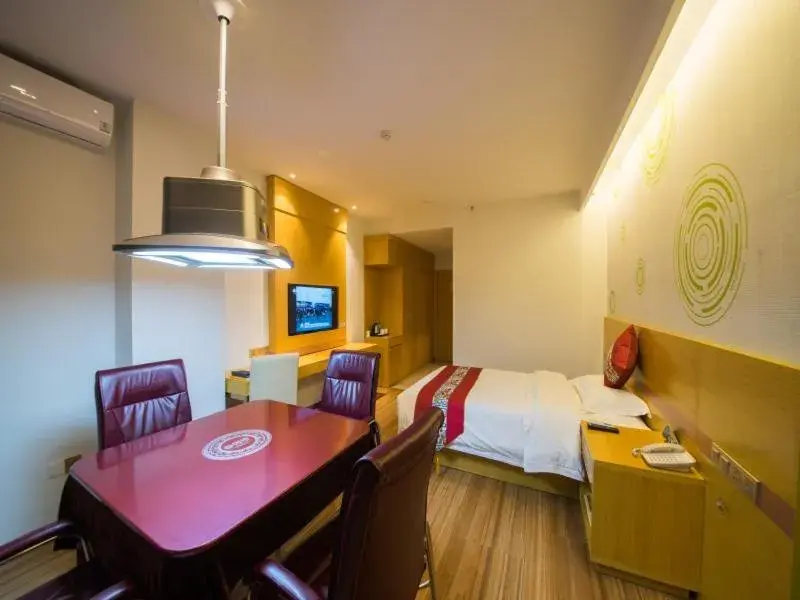 Bed in GreenTree Inn Qionghai Boao Railway Station Business Hotel Bed in GreenTree Inn Qionghai Boao Railway Station Business Hotel