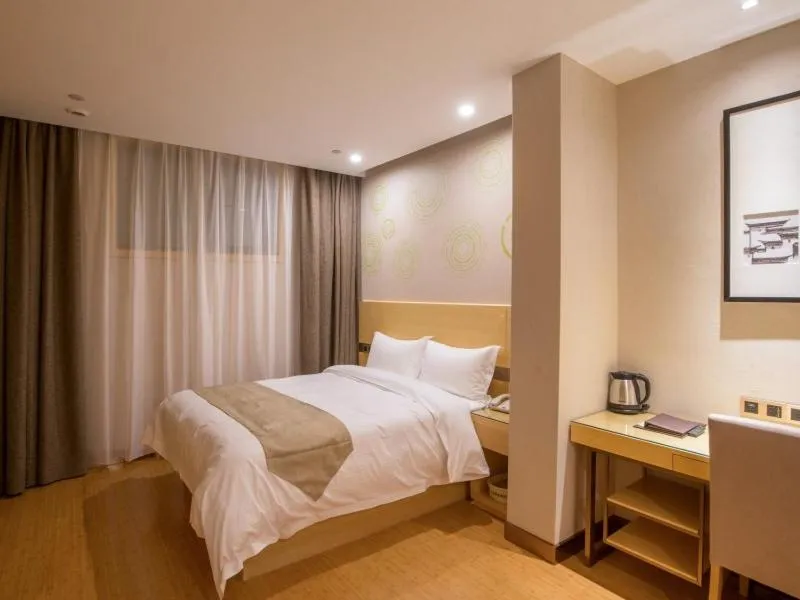 Bed in GreenTree Inn Hefei Binhu District Hangzhou Road Expressway Times Square Business Hotel