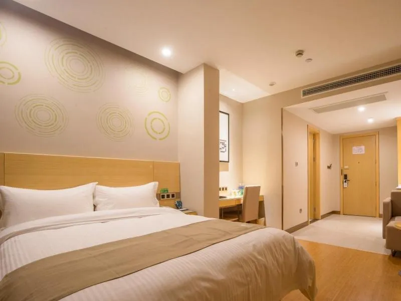 Bed in GreenTree Inn Hefei Binhu District Hangzhou Road Expressway Times Square Business Hotel