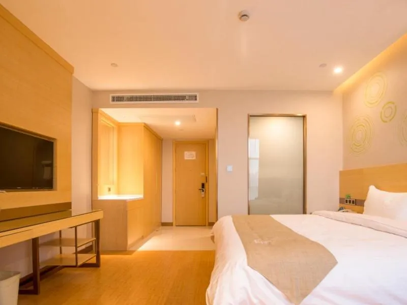 Bed in GreenTree Inn Hefei Binhu District Hangzhou Road Expressway Times Square Business Hotel
