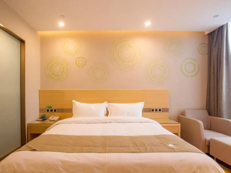 Bed in GreenTree Inn Hefei Binhu District Hangzhou Road Expressway Times Square Business Hotel