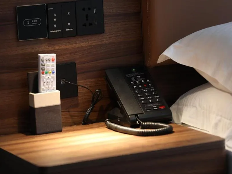 Bed in GreenTree Inn Suzhou Caohu Industrial Park Express Hotel