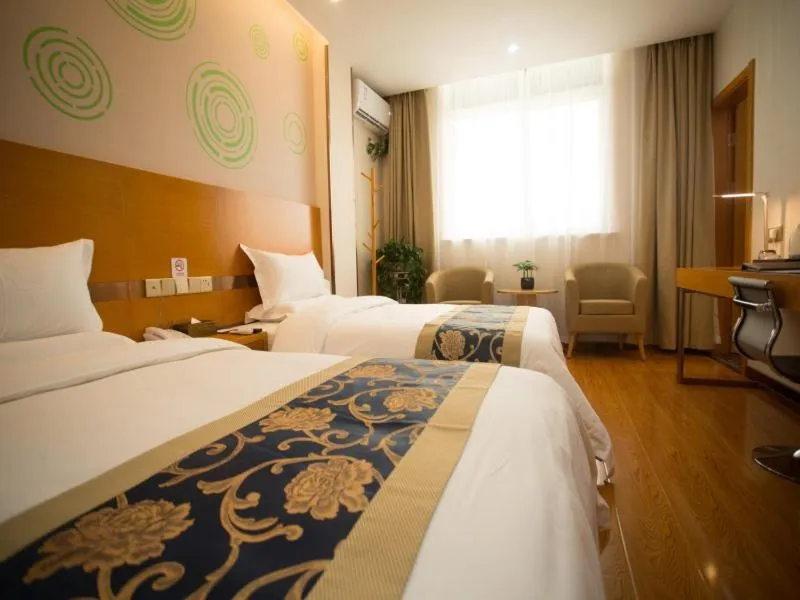 Bed in GreenTree Inn Xi'an Ming City Wall Northwest Dafengqing Road Business Hotel